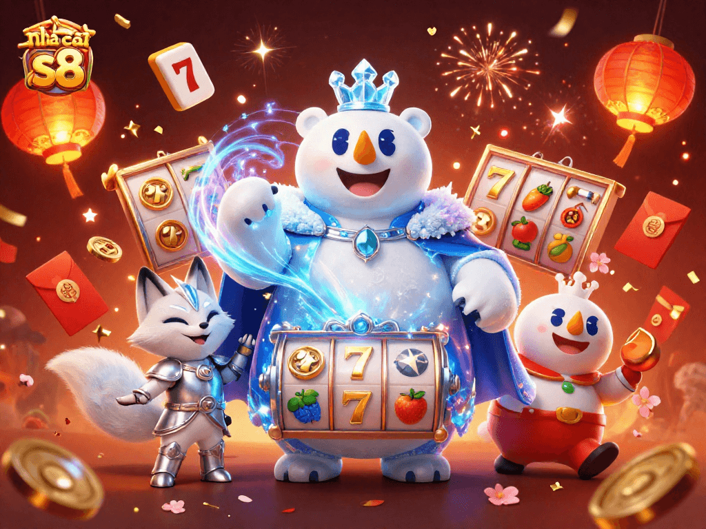 Engage with nhà cái s8's thrilling slot games featuring vibrant 3D characters and dynamic elements.