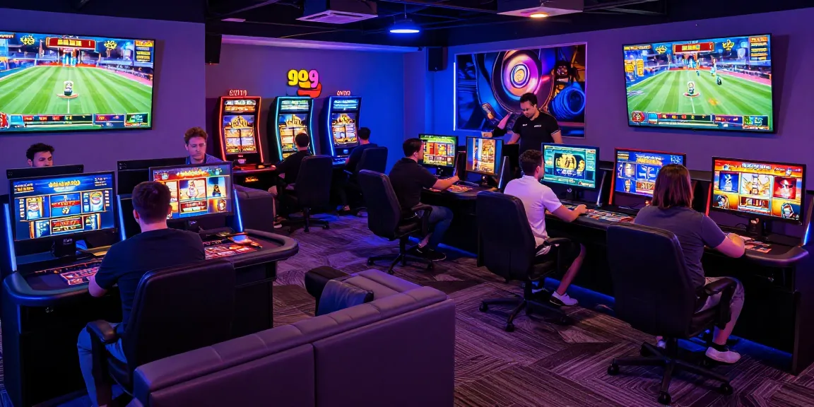Engaged players enjoying the go99 game in a vibrant gaming environment with various genres and promotions.