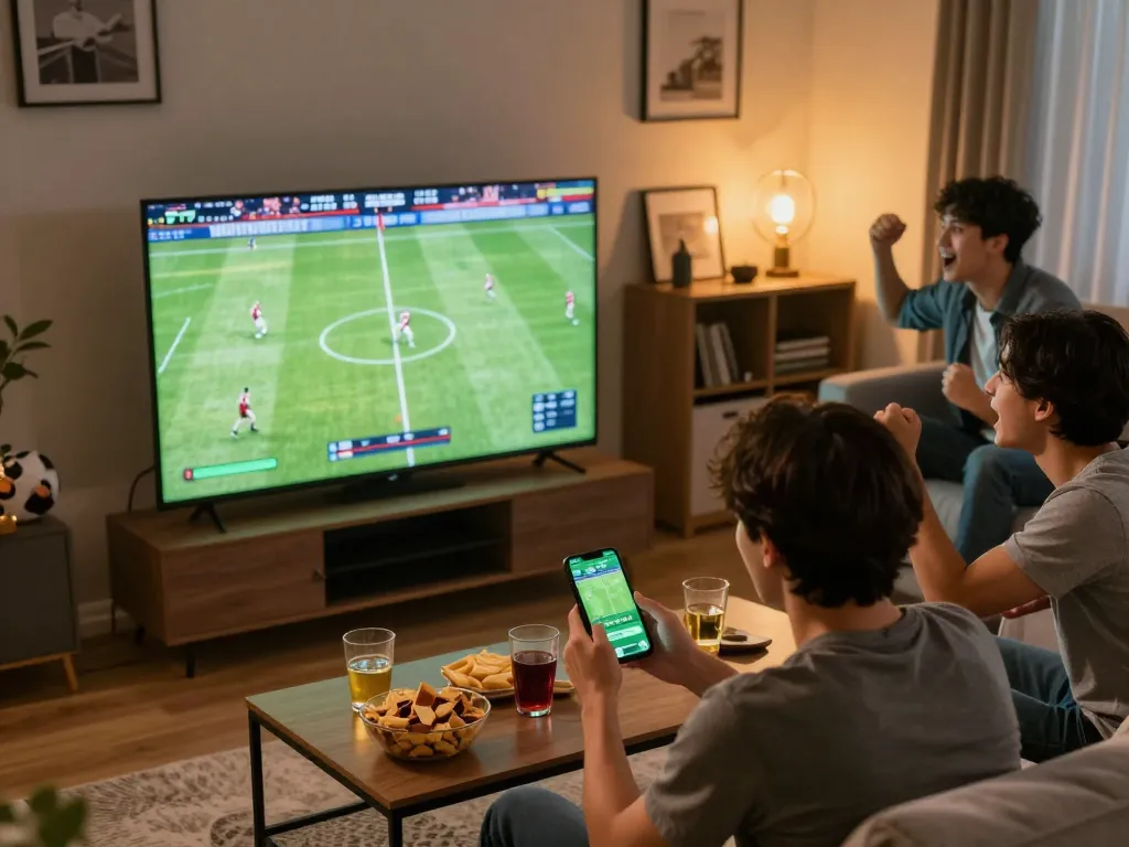 Engaging sports fans using Cakhia TV to place bets while watching a live game