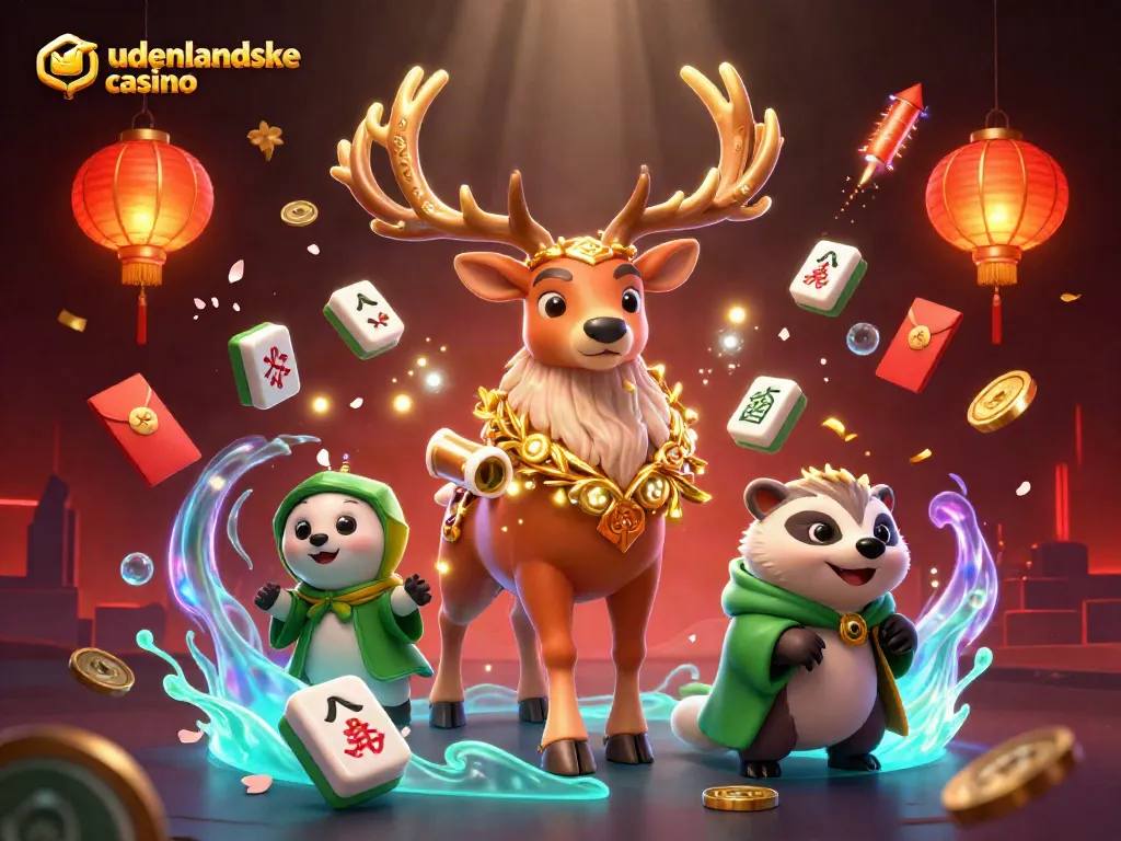 Engage with the magic of udenlandske casino in this vibrant 3D illustration, showcasing captivating elements and characters.