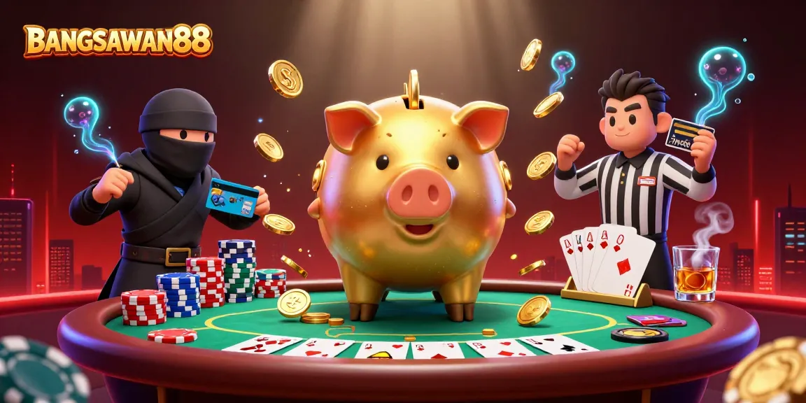 BANGSAWAN88 showcases an epic gambling scene with characters clashing in a casino atmosphere.