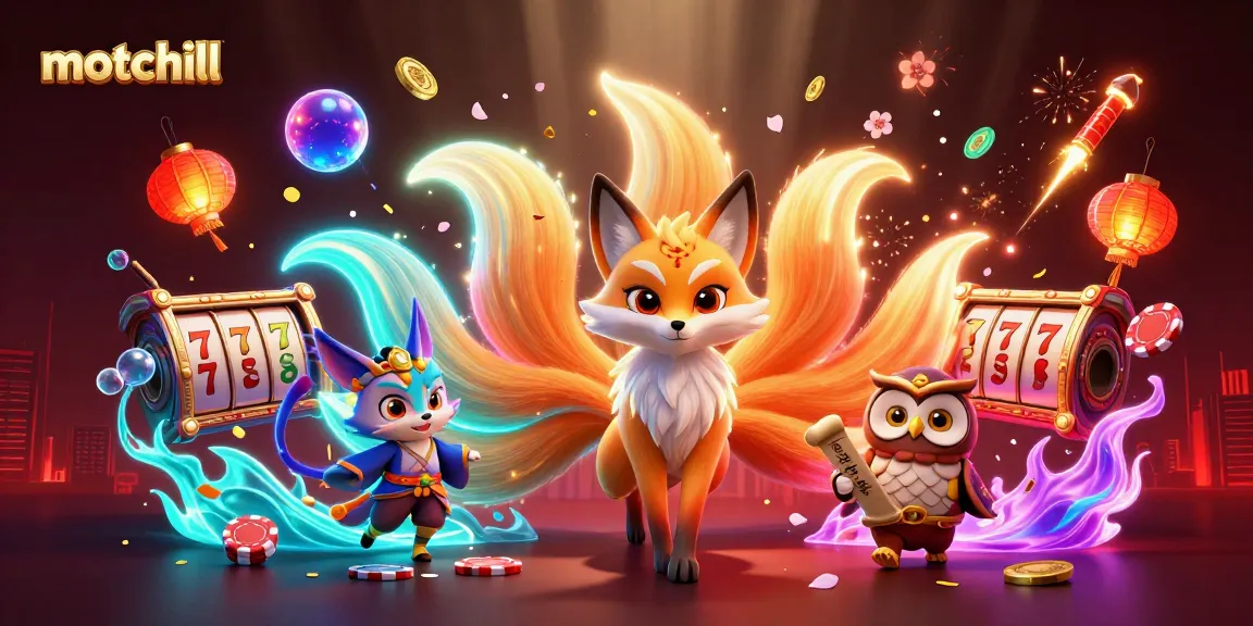 Join the excitement at Motchill as the vibrant nine-tailed fox spirit meets winning slot reels.