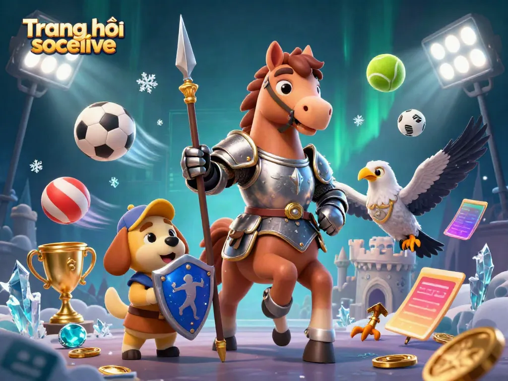 Experience live sports excitement with Trang chủ socolive featuring dynamic 3D characters and vivid elements