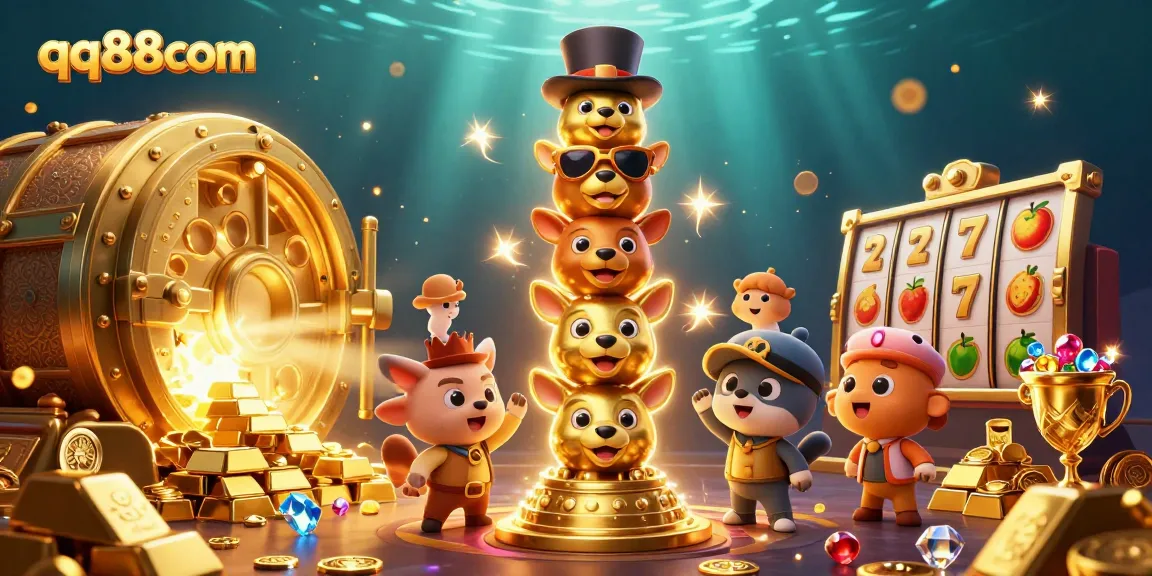 Engage with thrilling slot games and treasures at qq88com's vibrant digital casino