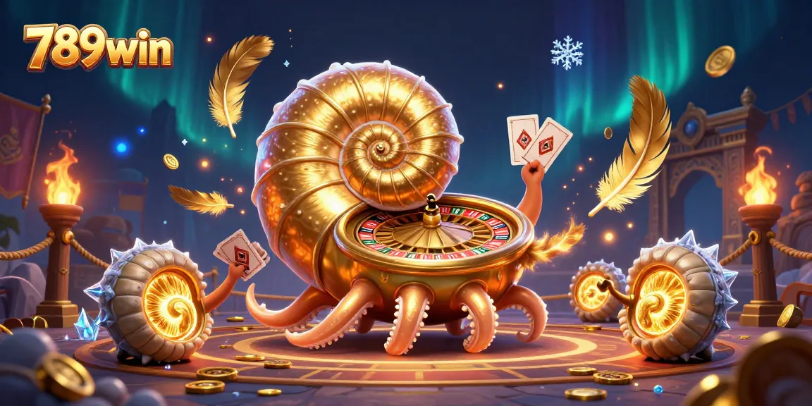 Experience exhilarating gaming action at 789win with a vibrant 3D casino scene full of excitement.