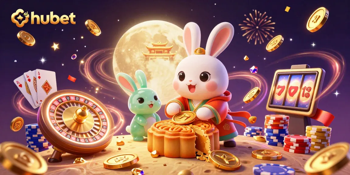 Win big with hubet in an enchanting casino-themed 3D scene full of excitement and luck.