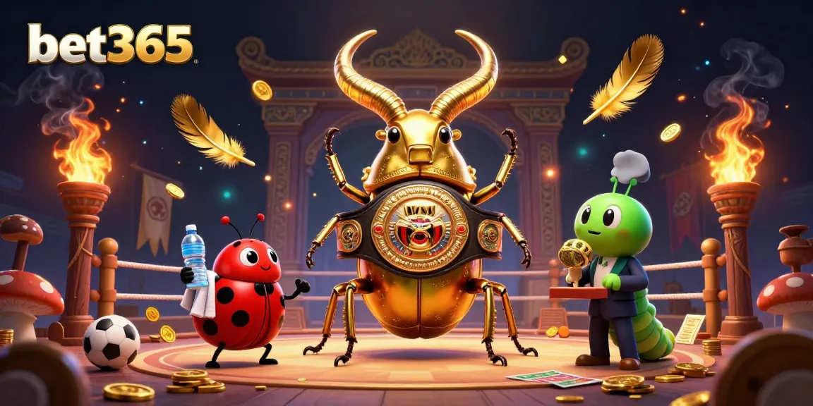 Bet365 sports betting promotional scene with dynamic characters and betting elements