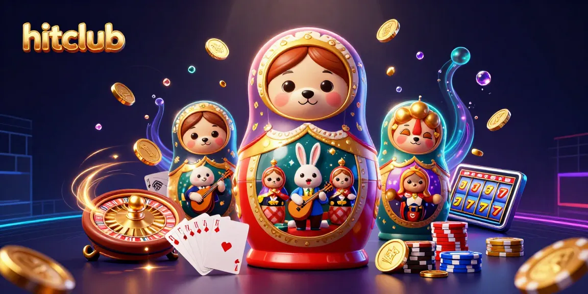 Enjoy thrilling casino excitement with hitclub, featuring colorful characters and vibrant game elements.