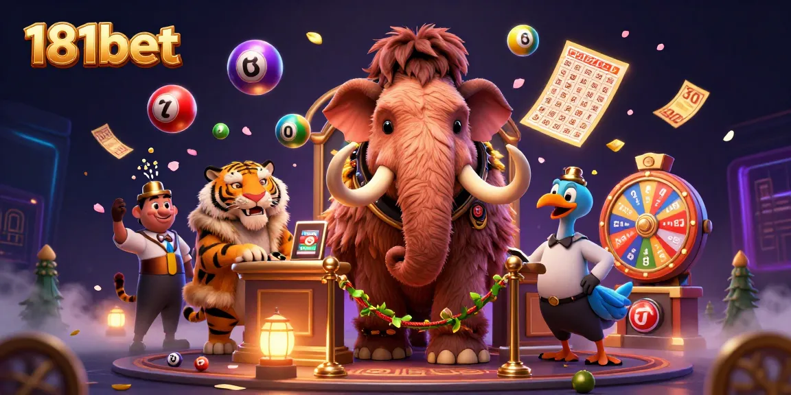 Experience the elegance of 181bet with unique characters at a vibrant casino scene.