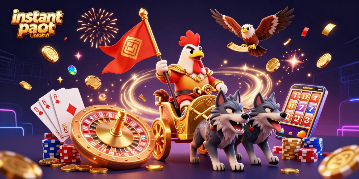 Experience the thrill of an instant payout casino with our dynamic rooster warlord scene.