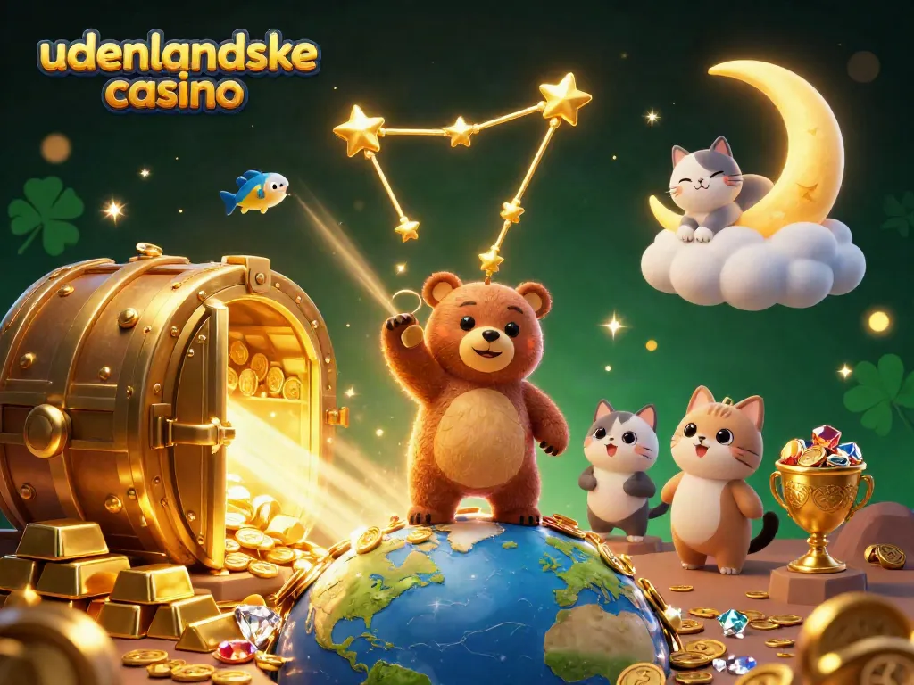 Experience excitement with udenlandske casino treasures in a vibrant 3D scene.