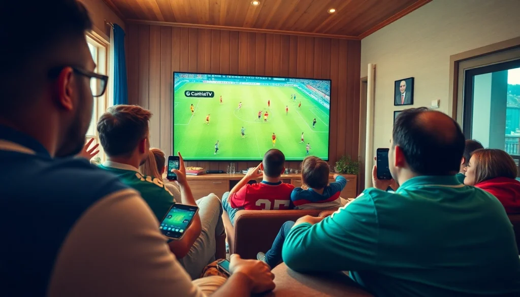 Experience the excitement of football with fans enjoying live matches on https://cakhiatv.feedback/, showcasing vibrant community moments.