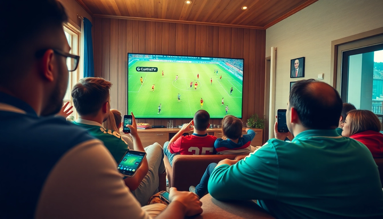 Experience the excitement of football with fans enjoying live matches on https://cakhiatv.feedback/, showcasing vibrant community moments.