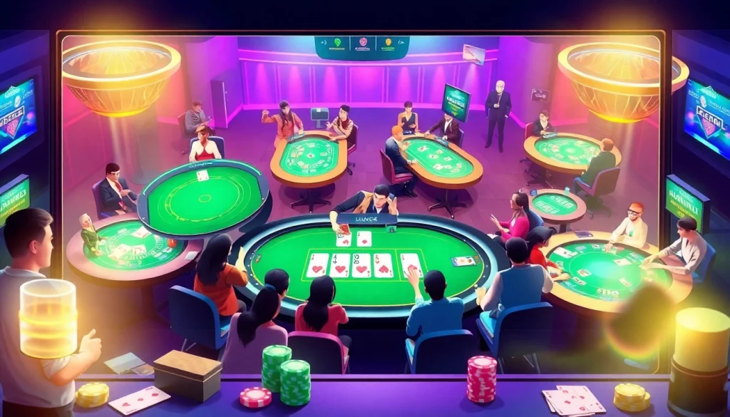 Experience the excitement of gam bai doi thuong in a vibrant online card game environment.