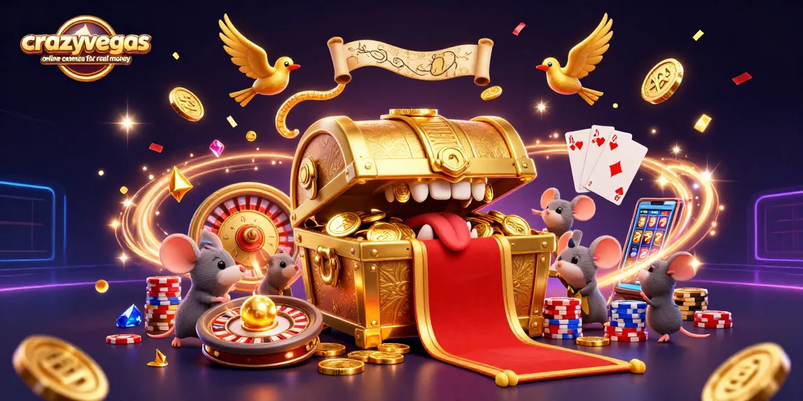 Experience the thrill of crazyvegas online casinos for real money with vibrant casino elements and excitement.